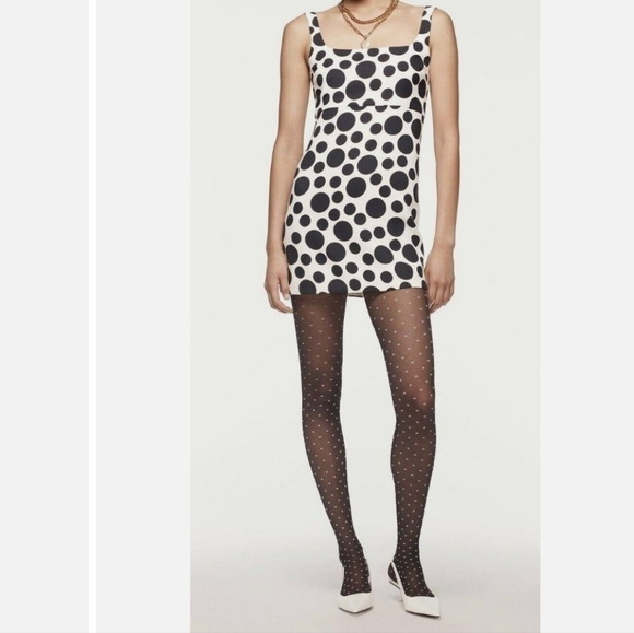 Zara Limited Edition Polka Dot Mini Dress - Picture 3 of 12